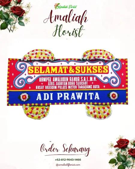 Papan Bunga Ucapan Selamat Kedawong